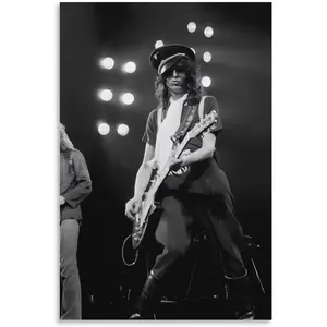 GAUSKY English Musician&Producer Jimmy Page Famous Artist Canvas Wall Art Print For Room Aesthetic And Decor (12) Poster For Living Room Bedroom Office Decor 12x18inch(30x45cm) Colorful Gifts Decoration Photo Ornaments Artistic Frame-Style