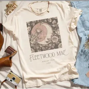 Vintage Fleetwo.od M.ac Band Shirt, Retro Music Rock Band Shirt, Retro Fleetwood Mac Mirage T-shirt, Rock Band Music Gift for Men & Women 5YM