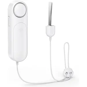 Door  for Door Handle, 130dB Door Alarms When Opened & Window Alarms, No-Drill Travel Door  Device with Lanyard, Door Sensor  for , Apartment & Hotel