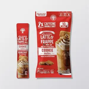 The Frozen Bean Cookie Butter Latte & Frappe Mix Double Shot Arabica Coffee 10 Sticks