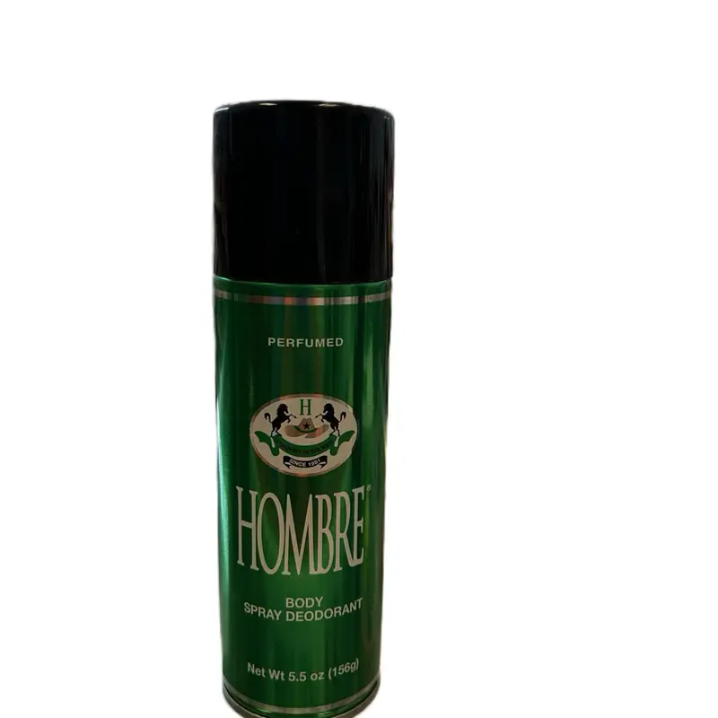 Hombre Perfumed Body Spray Deodorant 5.5 oz 150g for Men