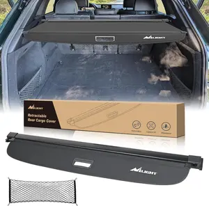 Nilight Trunk Cargo Cover for Audi Q5 2018 2019 2020 2021 2022 2023 2024, Retractable Security Shade Rear Cargo Cover, with Trunk Storage Net