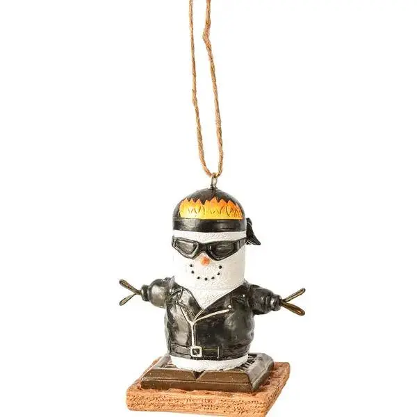S'mores Biker Ornament