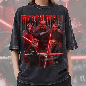 Personalized Darth Maul Retro Shirt, Vintage Graphic T-shirt, Star War Gift Shirt, Gift For Fans, Gifts for Dad, Gift For Him, Gift For Her, Gift for Boyfriend, Gifts for Girlfriend, Gifts for Husband, Gifts for Wife IX3FW 7023
