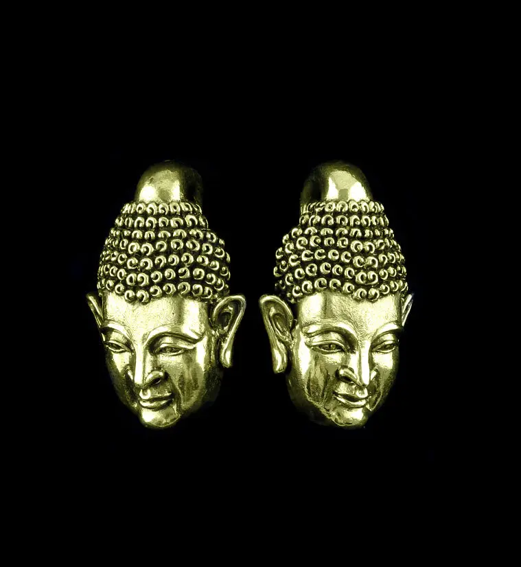 Buddha Face Brass Hangers