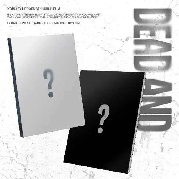 XDINARY HEROES - 8th Mini Album [DEAD AND] (Boy in Chic Ver. / HERO Ver.) w/POB Photocard