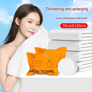 Large size disposable bath towel Hotel, travel, business trip, beauty salon, camping ，Gym，Strong water absorption Cotton Plant