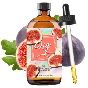 120ML Fig Scented Premium Perfume Oil for Long-Lasting Fragrance, Perfect for Nail, Hair and Skin Care, Massage and Aromatherapy Uses, Unisex Gift for Meditation