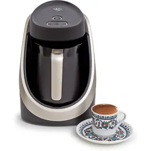 Turkish Coffee Maker -  , 120V, 1 to 4 Cup Brewing Capacity with Cook Sense Technology for Delicious Cup of Turkish & Greek Coffee, Turkish Coffee Pot - Black