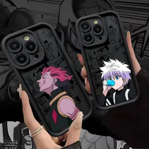 Anime Killua Hunt3r X Hunt3r Silicone Phone Case|Gift For Fans|Gifts for anime lovers For iPhone 17 Pro Max 16 15 14 13 12 11 X Plus Air For Samsung S21 S22 S23 S24 S25 S26, Accessories, Smartphone Protection Shockproof