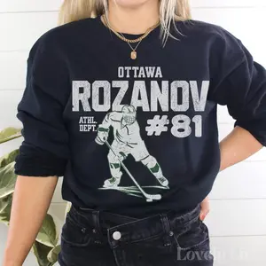 Comfort Colors® Ottawa Rozanov #81 SweatshirtGame Changers Hockey Romance Bookish Merch