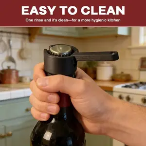 Ergonomic Lever Bottle Opener, Fun Mechanical Bottle Opener, Glass Cap Opener, Perfect Gift for Home Kitchen, Yachts, Restaurants, Parties, Adults