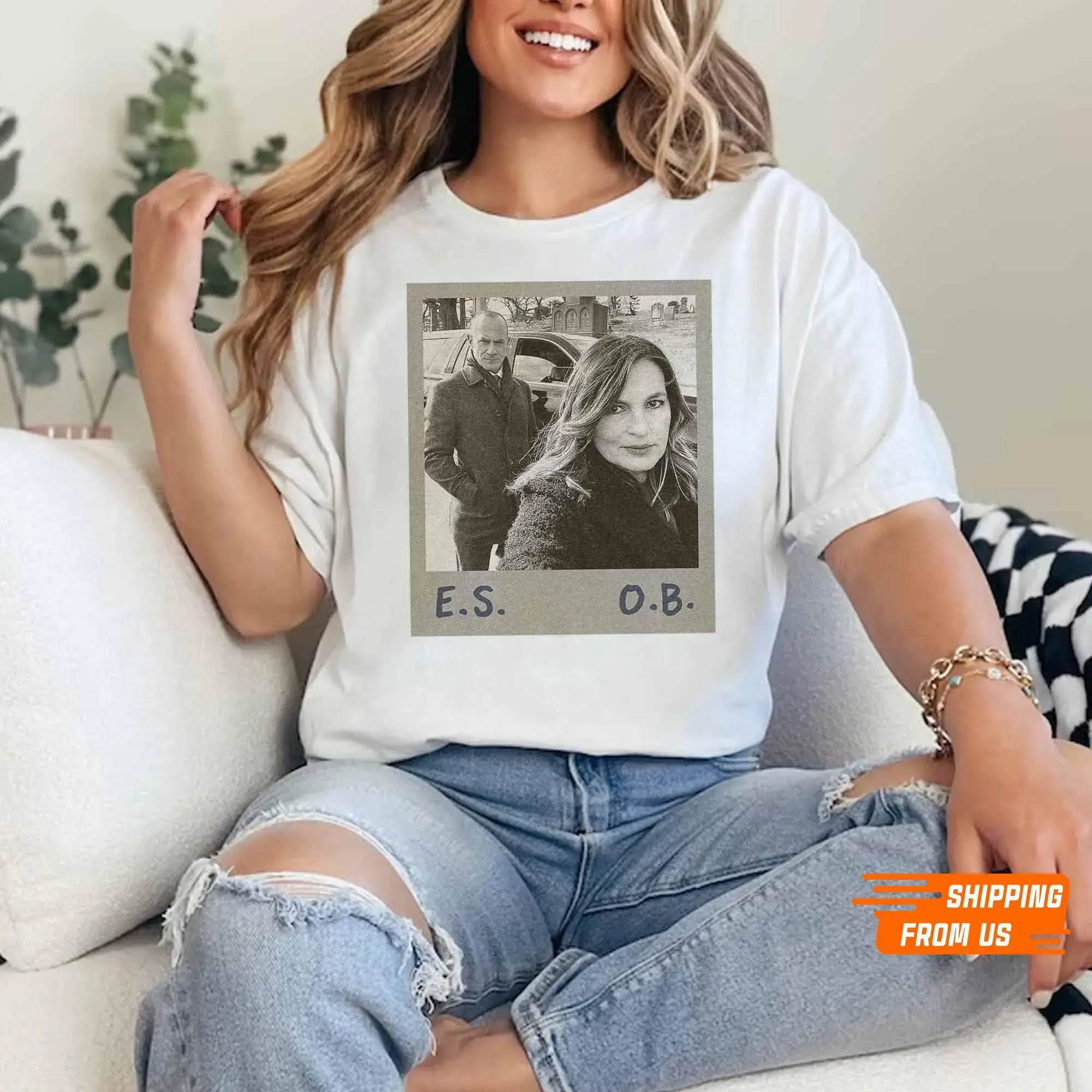 Retro Elliot Stabler and Olivia Benson Shirt, Vintage Elliot and Olivia Shirt, Law And Order SVU T-Shirt, 90s Graphic T-Shirt, 90s Movie Tshirt
