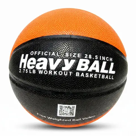 HeavyTrainer Weighted Basketball - 3lb or 2.75lb Training Ball for Hand/Wrist Strength, Real-Game Simulation, Accelerates Player Development for All Levels
