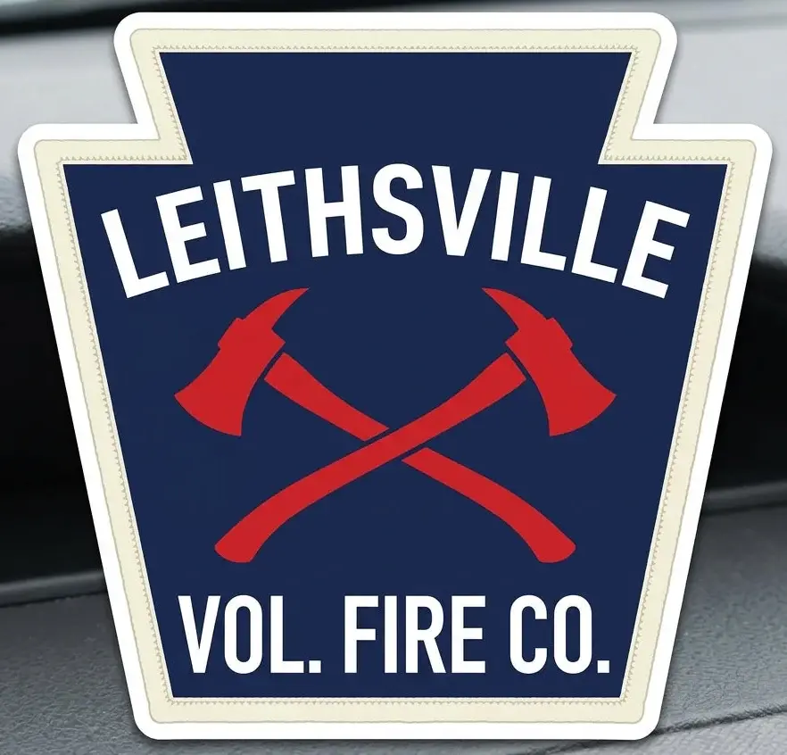 Leithsville Vol. Fire Company Window or Helmet Decal