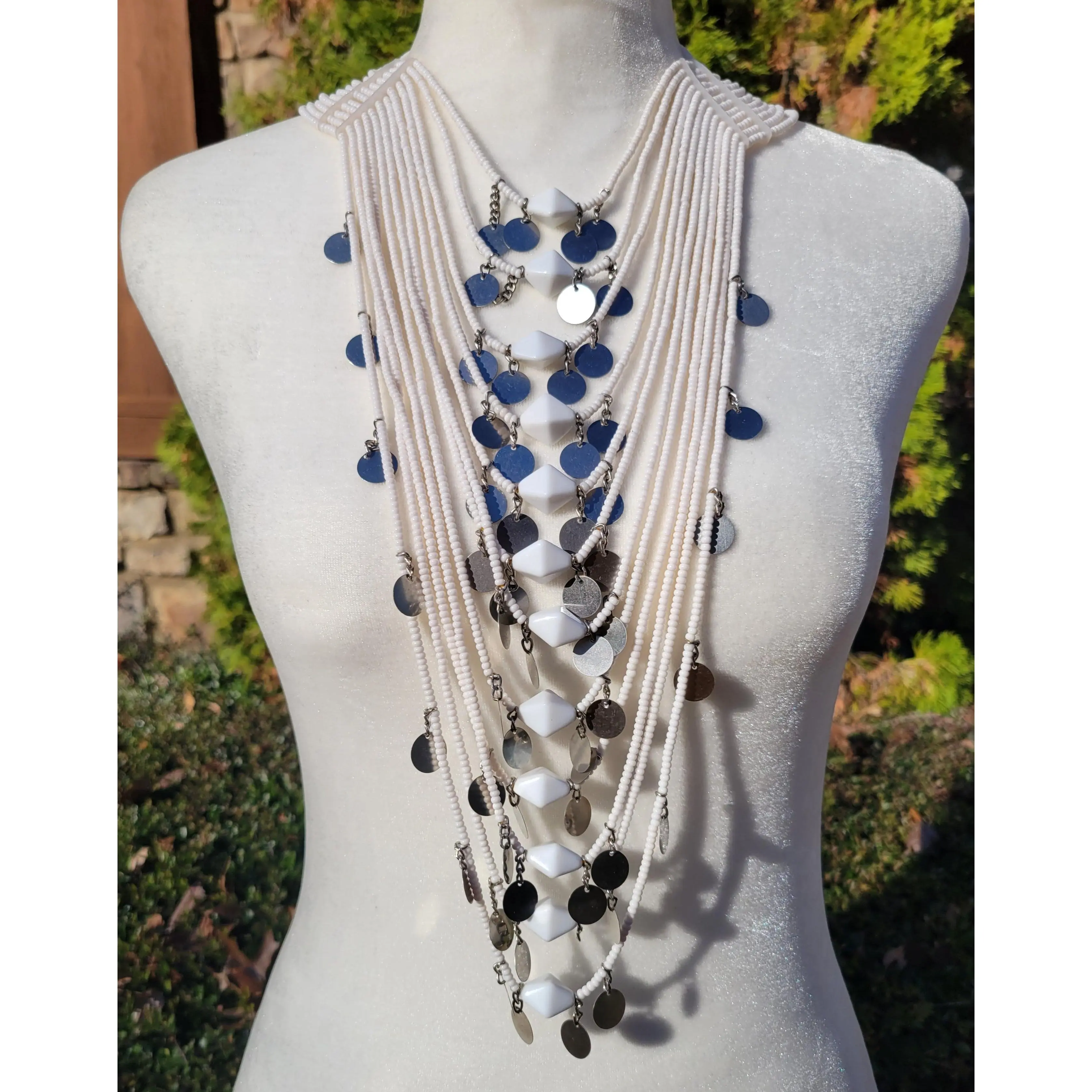 White Maasai Necklace