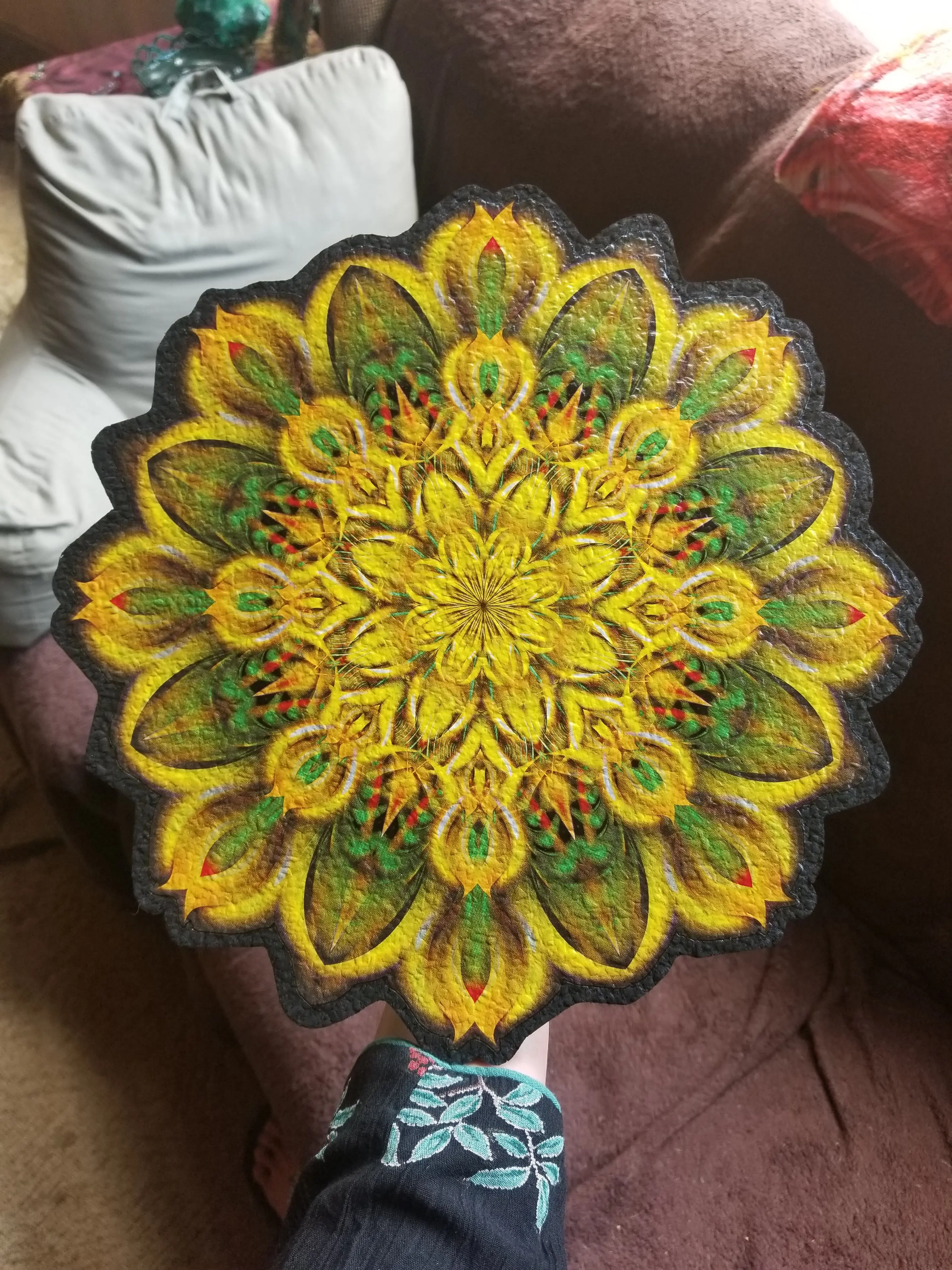 Alien Sunflower Mood Mat