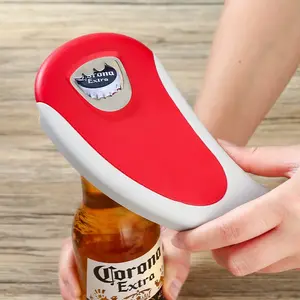 Multi-Use Bottle Opener, Thickened Large Stainless Steel Beer Opener, PVC Coated Bottle Opener, Durable and Easy to Use