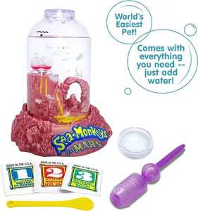 Sea-Monkeys® On Mars - - World's Only Instant Pet Toy - Ages 6+ (Pack of 1) - Toy Brine Shrimp Aquarium