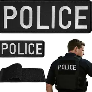 Police Badge Clip, Tactical Vest Accessory, Uniform Jacket Hat Attachment, Perfect for Halloween Role-Playing, Enhances Costume Performance