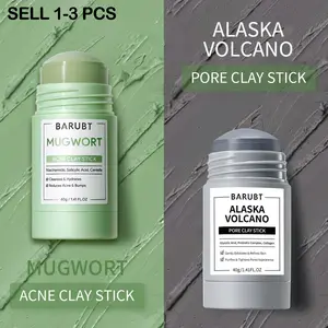 Alaska Volcanic Pore Cleansing Mud Mask Bar, Natural Clay Exfoliating Skincare, Gentle Skin Smoothing, Non-Drying Formula