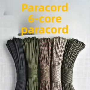 550 Military Spec Paracord 9-Core Braided Nylon Rope Jungle Escape Outdoor Rescue Wind Rope Clothesline