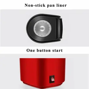 Popcorn Machine High Popping Rate Fully Automatic Popcorn Machine Electric Air Popper Mini Popcorn Machine for Home Kitchen