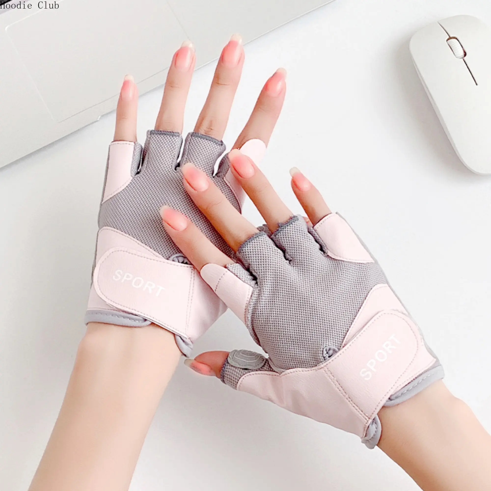 Weight Lifting Gloves and Sunglasses Set, Unisex Fingerless Design with Non-Slip Grip for Callus Protection, Breathable Gym Gloves, Nonslip, Clothes