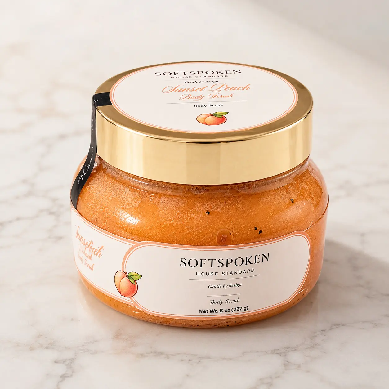 Sunset Peach Body Scrub