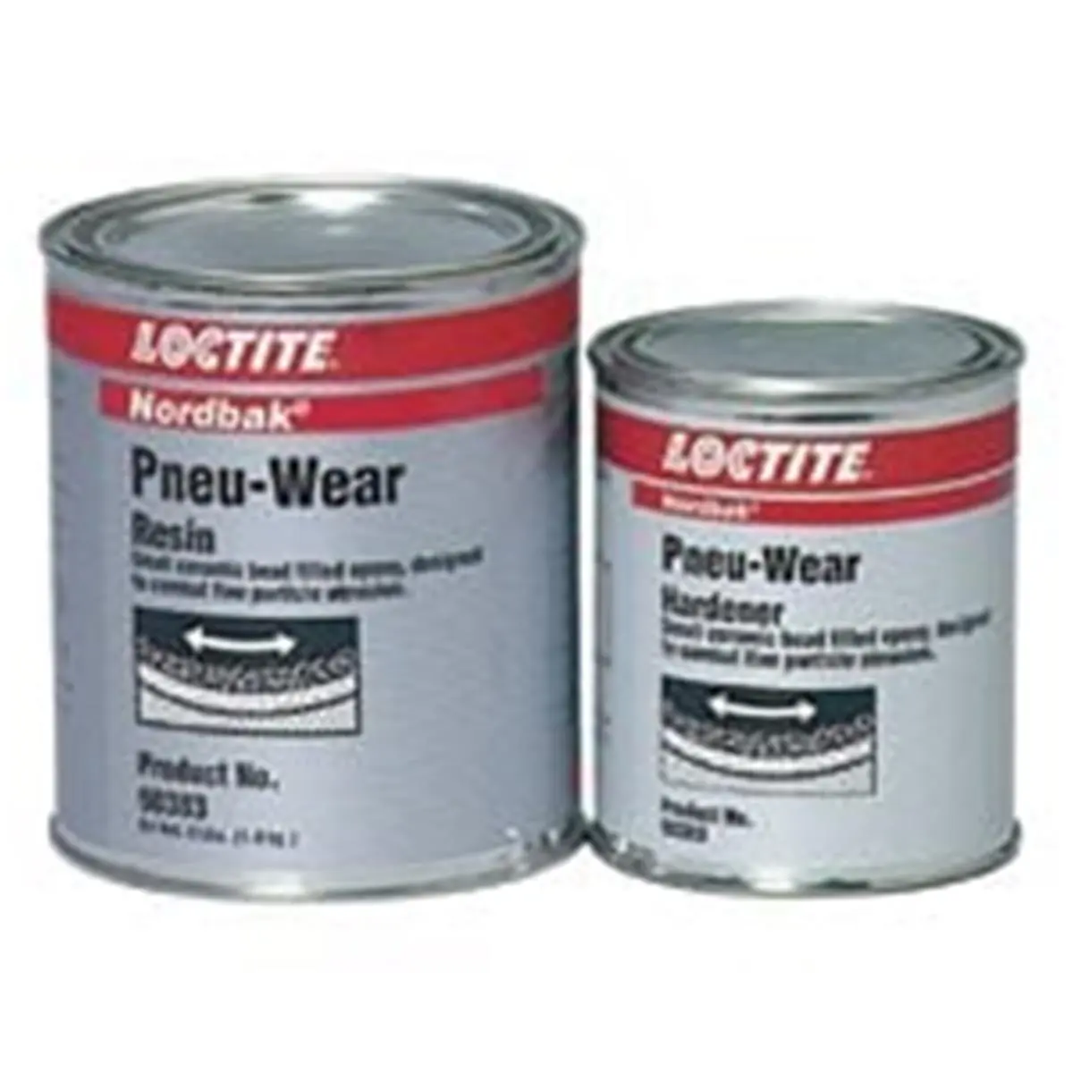 Loctite 442-98383 Ceramic Epoxy Resin Anti-Wear Trowelable Kit - 15000 psi, Max 250.0°F Temp, Capacity 3 lbs, 90.0 Shore D Fine Abrasion Coating for Automotive Maintenance