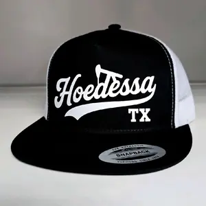 Hoedessa Oilfield | Black/White Flat Bill