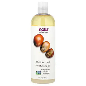 NOW Foods Solutions, Shea Nut Oil, Moisturizing Oil, 16 fl oz (473 ml)