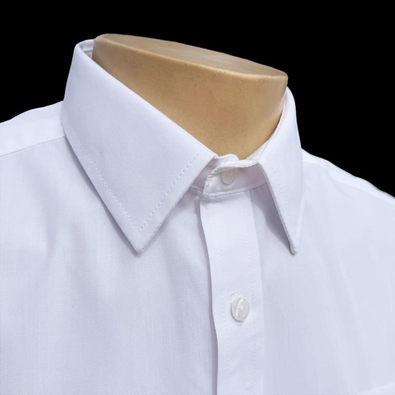 Men’s Classic Fit White Dress Shirt Button Down Long Sleeve Poplin Cotton Blend Formal Wear