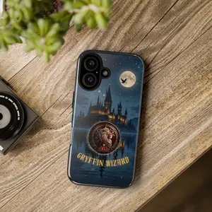 Gryffin Wizard Potter HP04 2025 | Phone Case Compatible with iPhone 16 15 14 13 12 11 pro pro max & Samsung S25 S24 S23 S22 S21 S20 Durable Protection Dual Layer Design Glossy Matte Finish Easy Maintenance