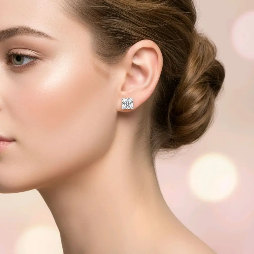 10k Arete de Mujer Earrings with Elegant Design