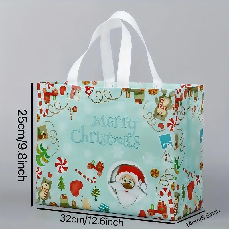 16PCS Christmas Gift Bags With Assorted Patterns. Reusable Non - Woven, Handle - Equipped. Ideal For New Year & Christmas Decor, Perfect For Holiday Gifting.Box Packs heavy-duty storage tote foldable shopping tote Water-Resistant market trip 16PCS Christmas Gift Bags With Assorted Patterns. Reusable Non - Woven, Handle - Equipped. Ideal For New Year & Christmas Decor, Perfect For Holiday Gifting.Box Packs heavy-duty storage tote foldable shopping tote Water-Resistant market trip