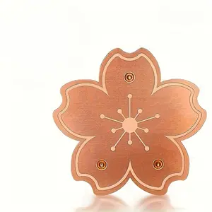 1pc 99.99% Pure Copper Bird Bath Dish – Non-toxic & Rust-Resistant, Fits Most Bird Baths. Exquisite Floral Design for Outdoor Garden, Patio & Pond. Durable Year-Round Choice for Bird Lovers.