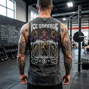 OSRS Barrage Wash Tank Top Heavyweight Workout Tank Old School Runescape For Him