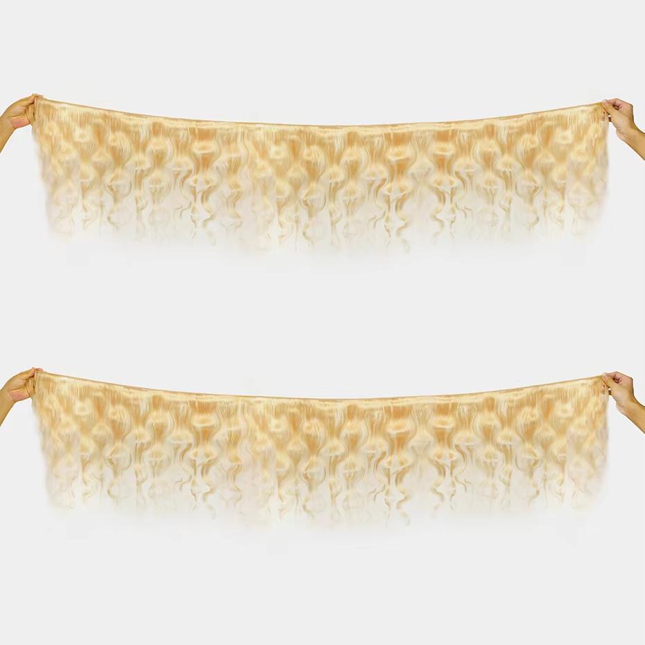 Rovess 613 Blonde Body Wave Bundles 12A Brazilian Virgin Human Hair Extensions 100% Unprocessed Real Hair for Women