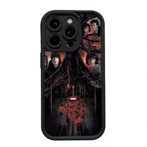 Stranger Thingss  Vecna Upside Down Phone Case Compatible With IPhone 11/12/13/14/15/16/17 Pro Shockproof Anti-Scratch Protective Cover