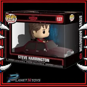 Stranger Things Season 5 Steve Harrington in Car Funko Pop! Ride #137