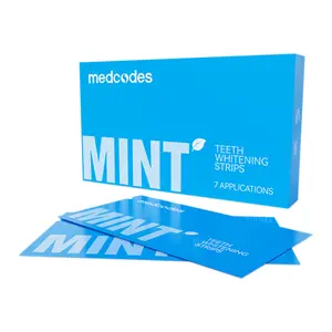 Ridiculous toothpicks Medcodes Teeth Whitening Strip contains coconut oil | Gentle cleansing | Whitening strip removes stains and brightens teeth