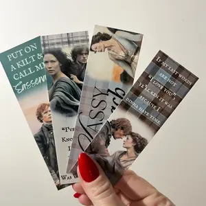 Outlander laminated bookmarks