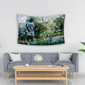 Mike Tyson 2026 New Pet Tiger Tapestry Funny Flags for Room 3x5 Feet College Dorm Decor Man Cave Frat Wall Indoor Outdoor Flag Outdoorflag Humor High Quality Polyester Fabric boys room decor tapestry Garden