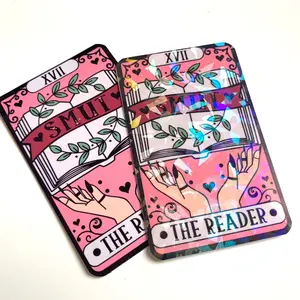 The Reader - Smut XVII Tarot Card Sticker - Reading Tarot Card Sticker - Bookish Stickers - Holographic