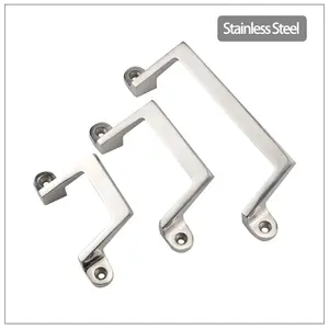 Stainless Steel Precision Casting Handle Industrial Electrical Equipment Automation Machinery Control Cabinet Door Handle