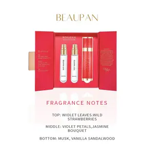 BEAUPAN Women’s Perfume 30ml – Long-Lasting Citrus Floral Fragrance with Strawberry, Jasmine, Cedar & Sandalwood | Travel Spray