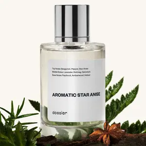 Aromatic Star Anise, Dossier, Men Perfume, Eau de Parfum, 50ml-100ml, Bergamot, Pepper, Star Anise, Lavender, Geranium, Patchouli, Amberwood, Vetiver