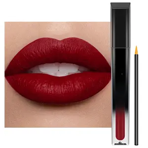 Dark Red Lipstick for Women Color Stay Long Lasting Lipsticks, No Smudge Matte Liquid Lipstick Transferproof Cruelty-Free Lip Color| PARTY GO