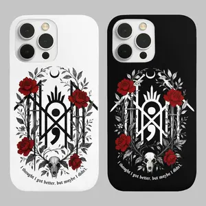 Sleep Token Rose Lyrics Caramel Phone Case, Case for iPhone 17 Pro Max Air 16 15 14 13 12 11 & Samsung Galaxy S25 Ultra S24 S23 S22 S21 Plus  Gift for fan